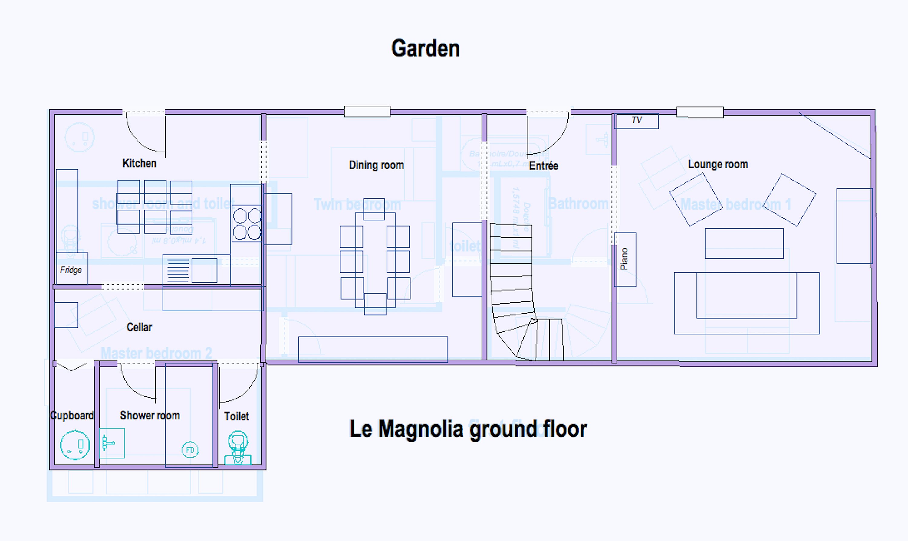 Le Magnolia - ground floor- 3 bedrooms